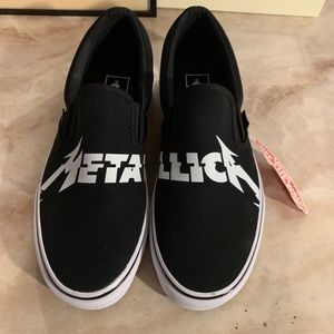 NWT Vans x Metallica Slip-On Sneakers